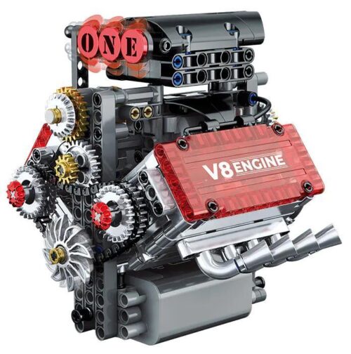 bộ lắp ghép Mô hình Động cơ V8 GISEGA G8909 giá rẻ, đồ chơi mô hình Động cơ V8 kỹ thuật cho con trai 14 tuổi