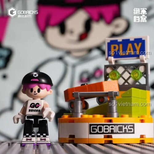 Gobricks G2410 Tuyệt mật Hồ sơ Bộ Nhân vật Blind Box - Nghệ thuật