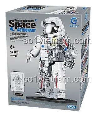 Hộp đồ chơi mô hình Phi hành gia Cơ khí GOQI GQ-3017, bộ xếp hình cho bé trai 6 tuổi, giá tiết kiệm