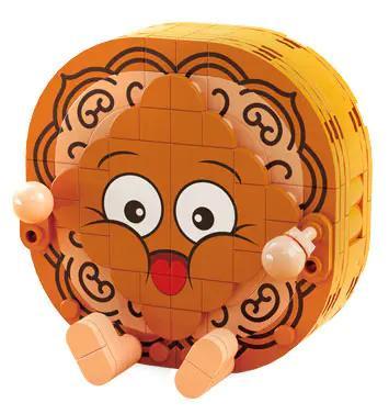 Bộ lắp ghép Bánh Trung Thu GOQI GQ-3045. Mô hình đồ chơi Bánh Trung Thu hoạt hình dễ thương cho bé gái 6 tuổi, món quà Trung Thu ý nghĩa giá rẻ.
