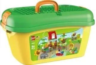 GOROCK 1032 Bộ Lắp Ghép Khám Phá Rừng Xanh - Hộp đựng vali
