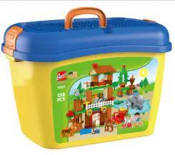 Bộ đồ chơi lắp ghép GOROCK 1033 Thám Hiểm Rừng Xanh 138 chi tiết cho bé 3 tuổi