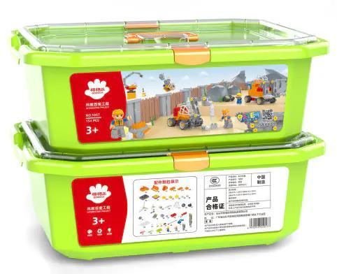 Mô hình xe và nhân vật từ Bộ Lắp Ghép Bánh Răng GOROCK 1056-2