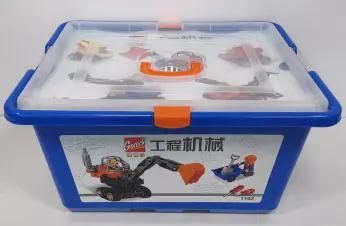 GOROCK 1102-2 Bộ Lắp Ghép Xe Cơ Giới cho bé 3 tuổi, đồ chơi giáo dục STEM, có bánh răng chuyển động