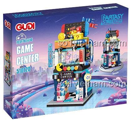 Bộ lắp ghép GUDI 51012D Trung tâm giải trí điện tử, thiết kế mini chi tiết tinh xảo, đồ chơi mô hình cho bé 6 tuổi, giá tiết kiệm