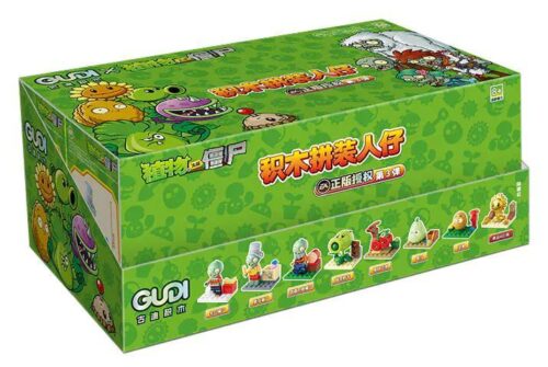 Hộp sản phẩm Bộ Lắp Ghép Nhân Vật Plants vs Zombies Series 3 GUDI 60032