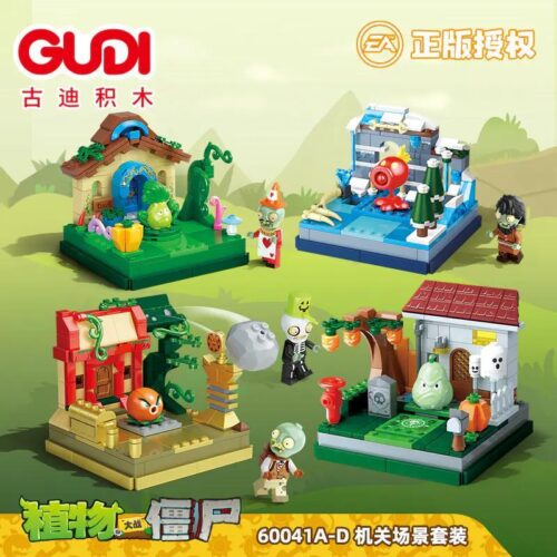 Bộ Lắp Ghép Cảnh Quan "Thế Giới Thực Vật Đại Chiến Thây Ma" - "Thành Phố Bị Lãng Quên" (187 Mảnh) - Cảnh quan game Plants vs. Zombies cho bé 6 tuổi