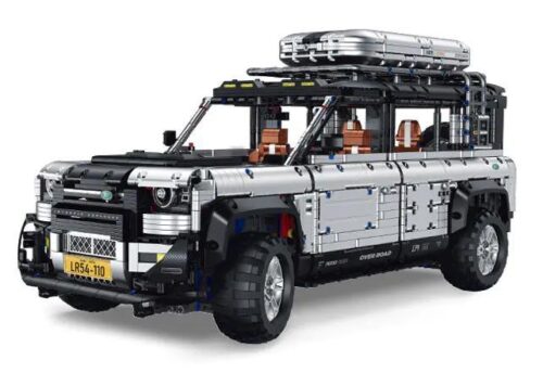 Mô hình xe địa hình Land Rover Defender 110 GULY 10620 tỉ lệ 1:8, 5268 mảnh, màu xám, đồ chơi xây dựng cho bé 8 tuổi