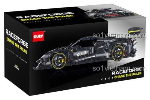 Hộp sản phẩm đồ chơi mô hình GULY 10627 Ferrari 296, thiết kế ấn tượng, chất lượng cao, giá rẻ cho bé trai 8 tuổi.