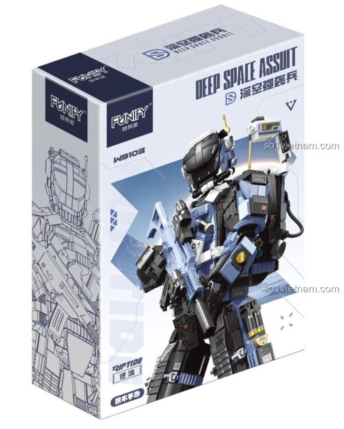 Hộp đựng sản phẩm robot chiến binh vũ trụ FUNIFY W9103