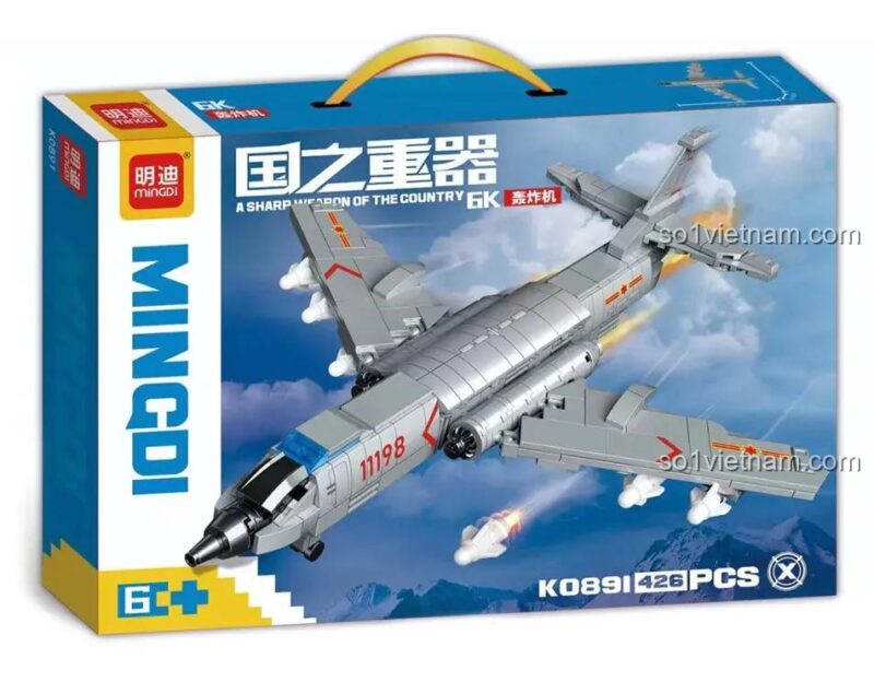 Hộp sản phẩm Máy bay ném bom 6K K0891 của 明迪minGDi