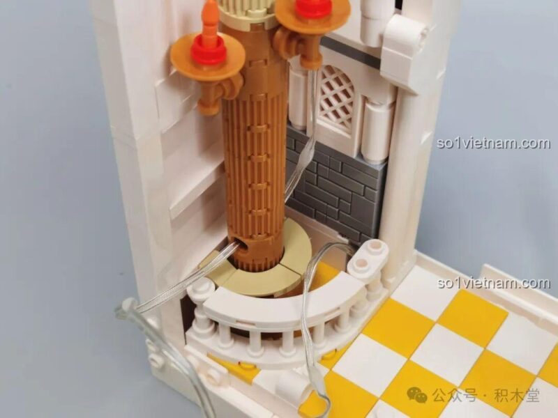 Thay đổi biểu cảm khuôn mặt cho nhân vật trong mô hình iambrick 30101 Thâm Uyên Kính: Bạch Hủy Chi Quang