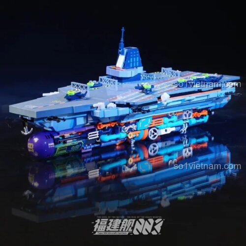đồ chơi mô hình Tàu Sân Bay Type 003 iBlock ib1201 chất lượng cao, mô hình chi tiết cho bé trai 8 tuổi.