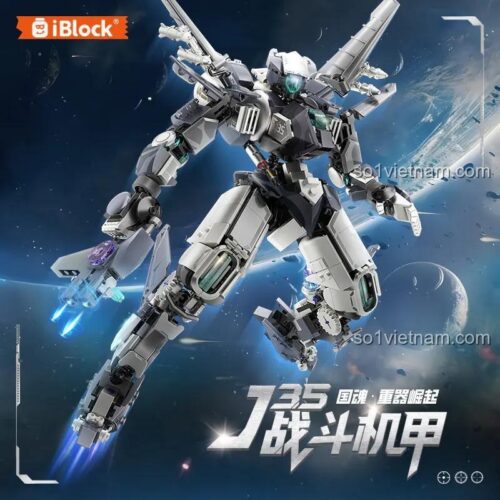 Mô hình J35 Aircraft Mecha iBlock ib1203 đã lắp ráp