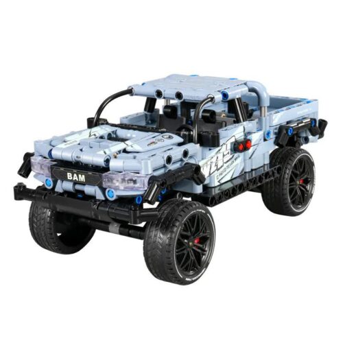 Mô hình xe bán tải Dodge Ram TRX "Bá Vương Rồng" IM.Master 5819 màu xám, chi tiết chân thực, động cơ kéo lùi mạnh mẽ, cửa mở linh hoạt, hệ thống treo trước sau, bánh xe lớn, phù hợp cho bé trai 14 tuổi