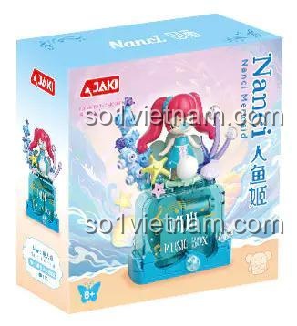 Hộp nhạc Nanci Nàng Tiên Cá JAKI HK112 - Hộp đựng đồ chơi sáng tạo cho bé gái