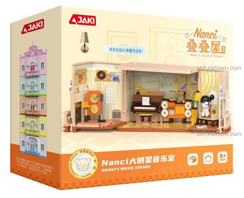 Hộp sản phẩm bộ lắp ghép Nanci Đại Minh Tinh Phòng Thu Âm JAKI HK133