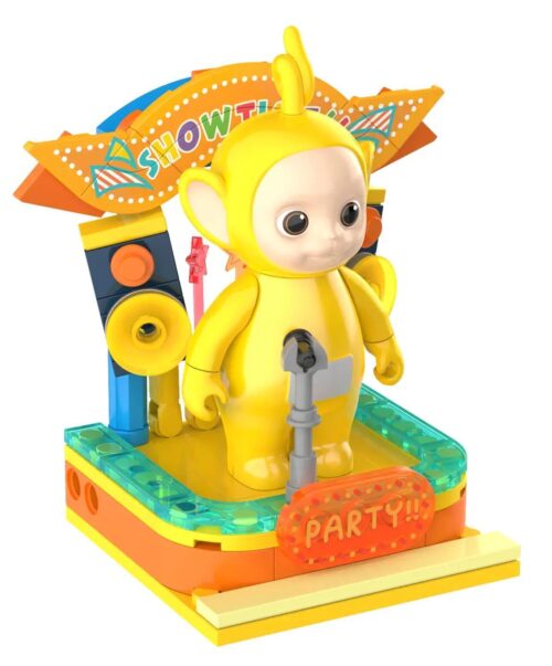 Bộ lắp ghép Teletubbies HK503 Laa-Laa's Microphone Sân Khấu Tiệc Tùng có đèn LED & âm thanh cho bé gái 8 tuổi