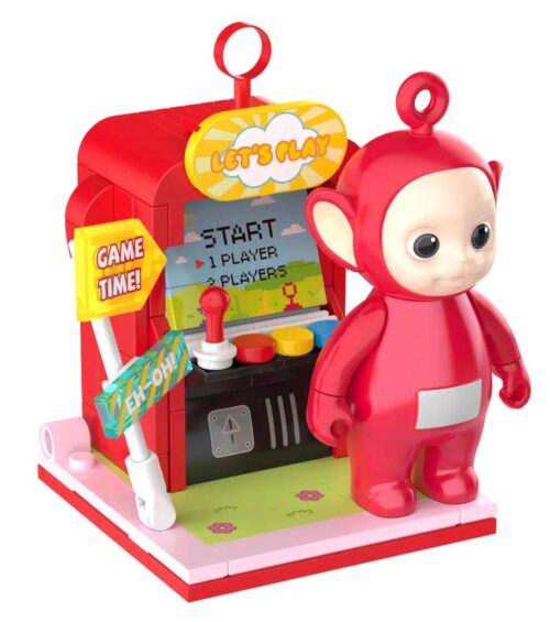 JAKI HK504 Teletubbies Máy chơi game của Po - Bộ lắp ghép máy chơi game độc đáo với nhân vật Po, phù hợp cho bé 8 tuổi