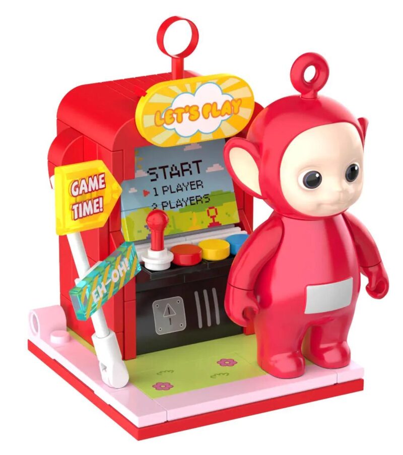 JAKI HK504 Teletubbies Máy chơi game của Po - Bộ lắp ghép máy chơi game độc đáo với nhân vật Po, phù hợp cho bé 8 tuổi