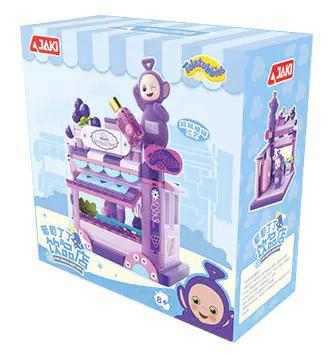Hộp bộ lắp ghép Teletubbies Tiệm Nước Ép Nho JAKI HK505 cho bé gái 8 tuổi