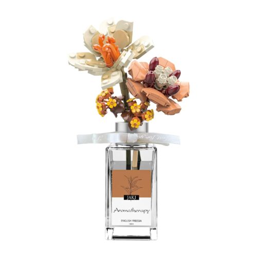 bộ lắp ghép Bình hoa Thiên Trúc Thiếu Nữ JAKI JK2501, đồ chơi mô hình hoa thơm cho con gái 6 tuổi, giá tốt