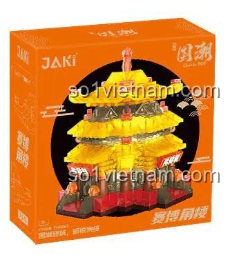 Hộp đồ chơi mô hình JAKI JK5183 Kiến trúc Tử Cấm Thành Cyberpunk, chất lượng cao, giá tiết kiệm cho bé 8+.