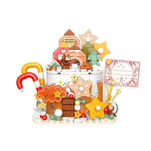 Mô hình Bánh Ngọt Lấp Lánh JK5636 JAKI - Ngôi nhà kẹo ngọt