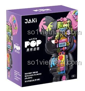 Hộp sản phẩm Mô hình Gấu Bearbrick Cyberpunk JAKI JK6250-1