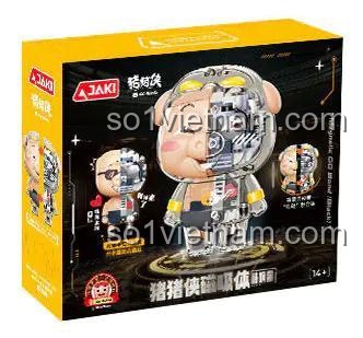 Hộp sản phẩm đồ chơi mô hình GGBond Từ Hút Thể JAKI JK6807, hiển thị mã số và độ tuổi khuyến nghị 14+, chất lượng cao.