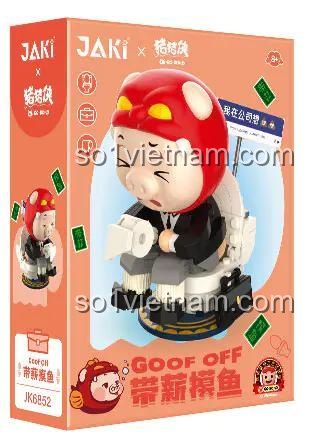 Hộp sản phẩm bộ lắp ghép GGbond: Goof Off JAKI, đồ chơi cho bé trai 8 tuổi