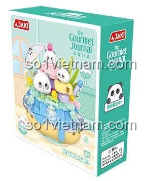 Hộp sản phẩm Món Tráng Miệng Gấu Trúc Dừa Lạnh JAKI MK016