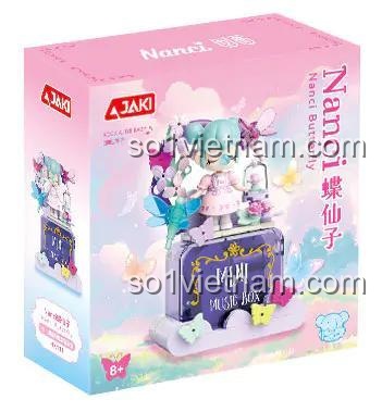 Hộp sản phẩm Hộp Nhạc Mini Nanci "Thần Tiên Bướm" JAKI Rolife HK111