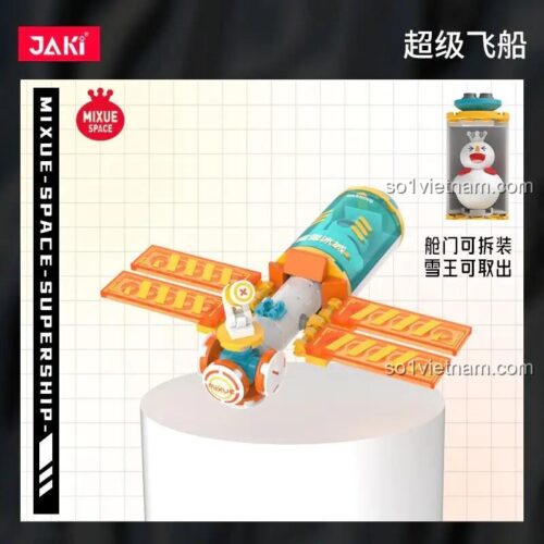 đồ chơi mô hình Phi Thuyền Vua Tuyết JAKI XWZB-23016 giá rẻ cho bé trai 6 tuổi