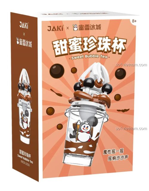 Hộp sản phẩm bộ đồ chơi Trà sữa trân châu JAKI XWZB-23026