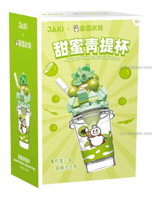 Hộp sản phẩm Mô hình Trà Xanh Mít Tơ JAKI XWZB-23041