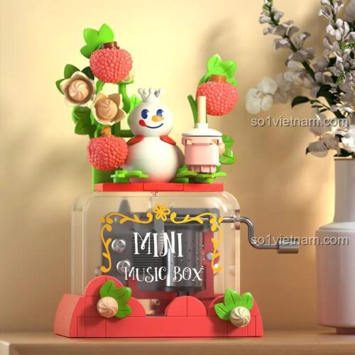 Mô hình JAKI XWZB-23083 Hộp Nhạc Tuyết Vương sau khi lắp ráp