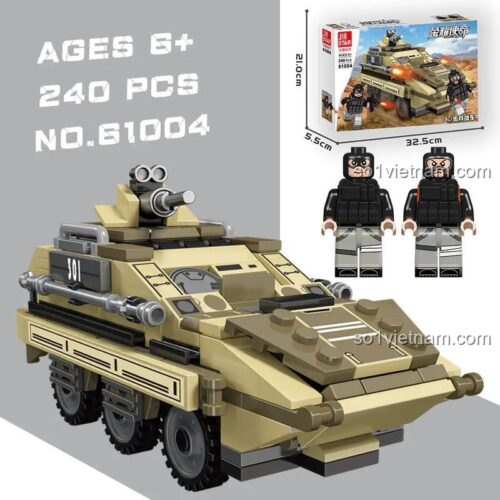 Mô hình VBCI Bộ Binh Chiến Xa JIESTAR 61004 và 2 minifigures