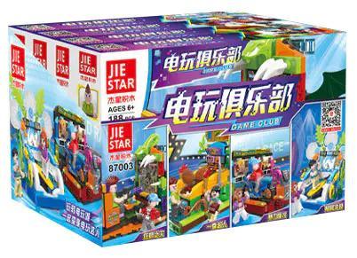 bộ lắp ghép Câu lạc bộ trò chơi điện tử JIE STAR 87003, hộp sản phẩm chính, đồ chơi lắp ráp cho bé trai bé gái 6 tuổi, giá tốt