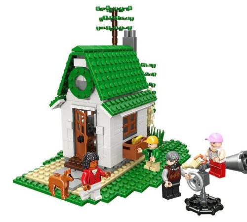 bộ lắp ghép Ngôi nhà gỗ JIESTAR 20540, đồ chơi mô hình Ngôi nhà trong rừng cho bé 6 tuổi, giá tốt