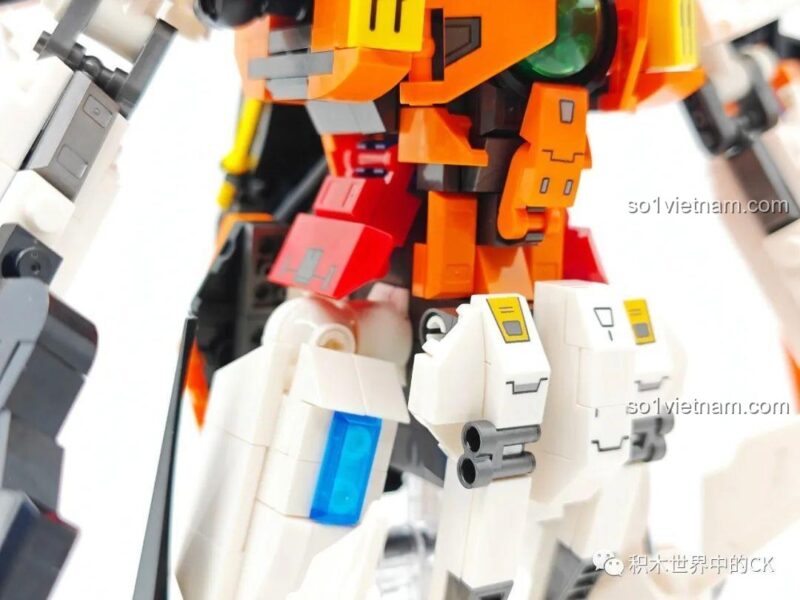 Chi tiết chân JIESTAR 58030 bộ lắp ghép Gundam Kyriosgn-003, khả năng biến hình, giá rẻ.