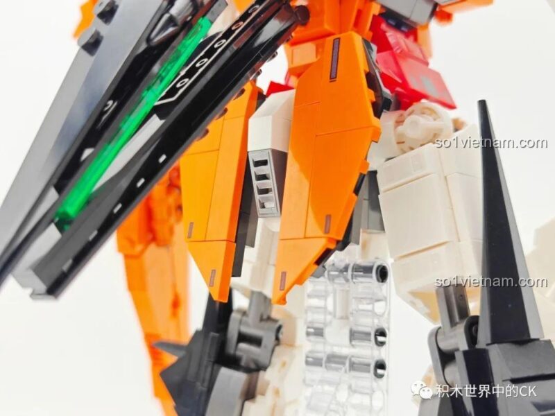 Cận cảnh khớp nối JIESTAR 58030 đồ chơi mô hình Gundam Chủ Thiên Sứ, đảm bảo độ bền, cho bé trai 8 tuổi.