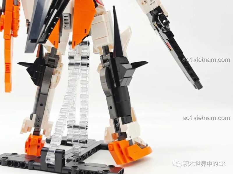 Chi tiết khớp nối JIESTAR 58030 bộ xếp hình Robot Gundam Kyriosgn-003, hỗ trợ biến hình, giá rẻ.