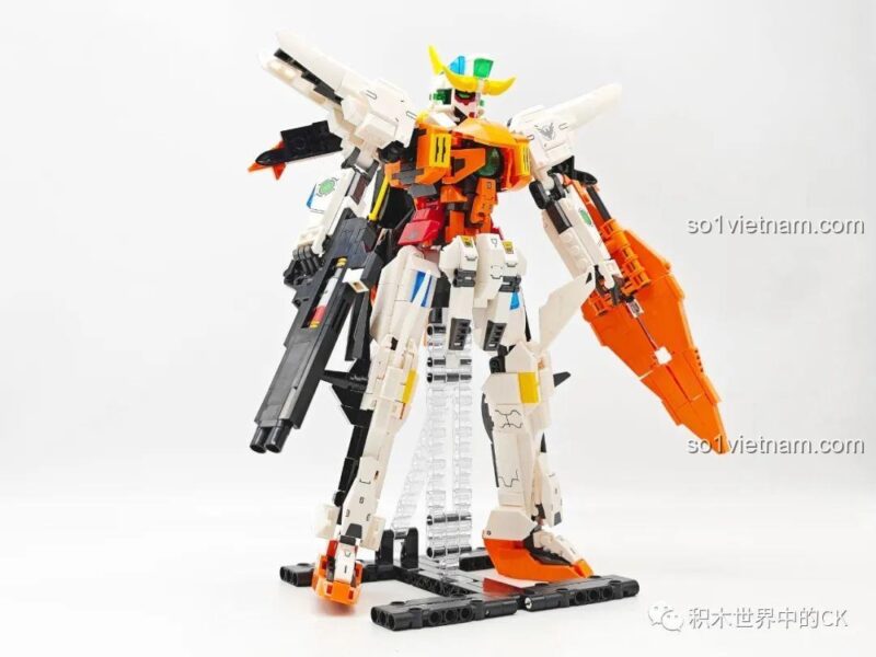 Mô hình JIESTAR 58030 đồ chơi mô hình Gundam Chủ Thiên Sứ góc chéo trái, khả năng biến hình, giá tốt.