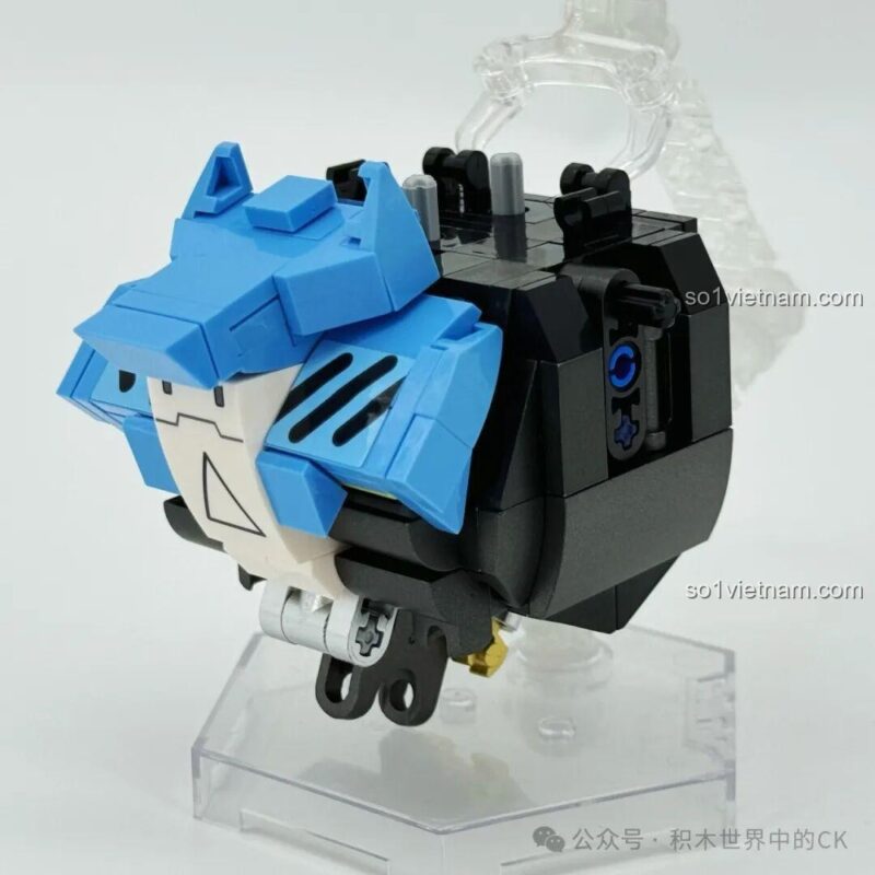 bộ lắp ghép Robot Vidar Iron-Blooded, đồ chơi mô hình JIESTAR 58145 - Quá trình lắp ráp phần thân trên của mô hình Robot Vidar Iron-Blooded JIESTAR 58145, phù hợp bé trai 8 tuổi, giá tốt.