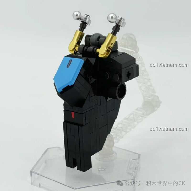 mô hình robot Mecha Vidar, bộ lắp ráp JIESTAR - Quá trình lắp ráp phần thân trên của mô hình Robot Vidar Iron-Blooded JIESTAR 58145, phù hợp bé trai 8 tuổi, giá tiết kiệm.