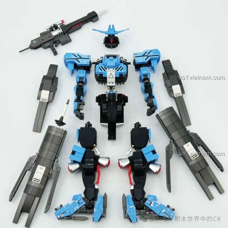 mô hình robot Mecha Vidar, bộ lắp ráp JIESTAR - Mô hình Robot Vidar Iron-Blooded JIESTAR 58145 hoàn chỉnh không vũ khí, phù hợp bé trai 8 tuổi, giá tiết kiệm.