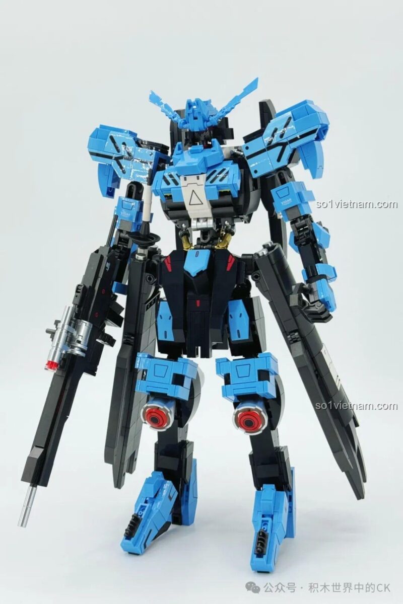 JIESTAR 58145 Robot Vidar Iron-Blooded, mô hình robot JIESTAR58145 - Mô hình Robot Vidar Iron-Blooded JIESTAR 58145 nhìn từ bên cạnh, phù hợp bé trai 8 tuổi, giá hời.