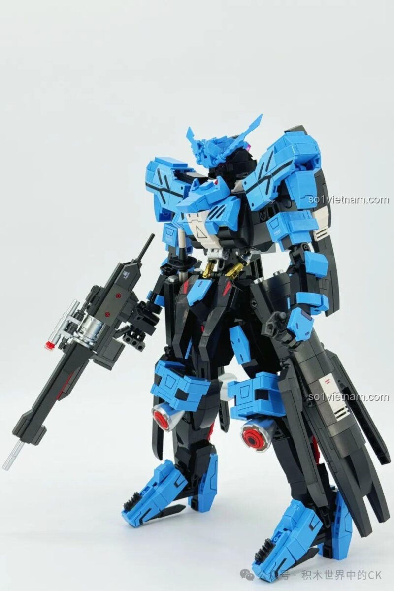 Mecha Vidar JIESTAR58145, Robot Vidar Iron-Blooded lắp ráp - Mô hình Robot Vidar Iron-Blooded JIESTAR 58145 nhìn từ góc nghiêng, phù hợp bé trai 8 tuổi, giá tốt.