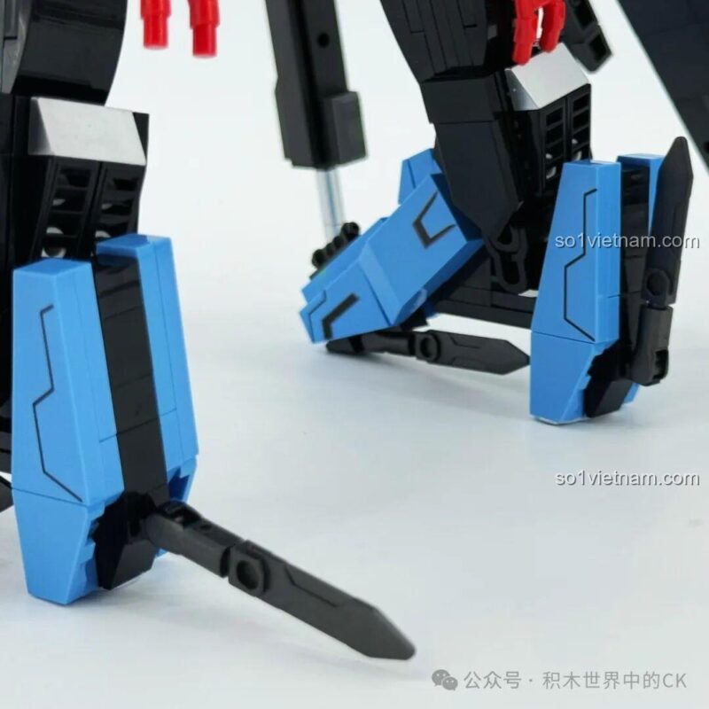 145 bộ lắp ghép, Mô hình Robot Vidar lắp ráp - Robot Vidar Iron-Blooded JIESTAR 58145 giơ súng trường lên cao, phù hợp bé trai 8 tuổi, giá tiết kiệm.